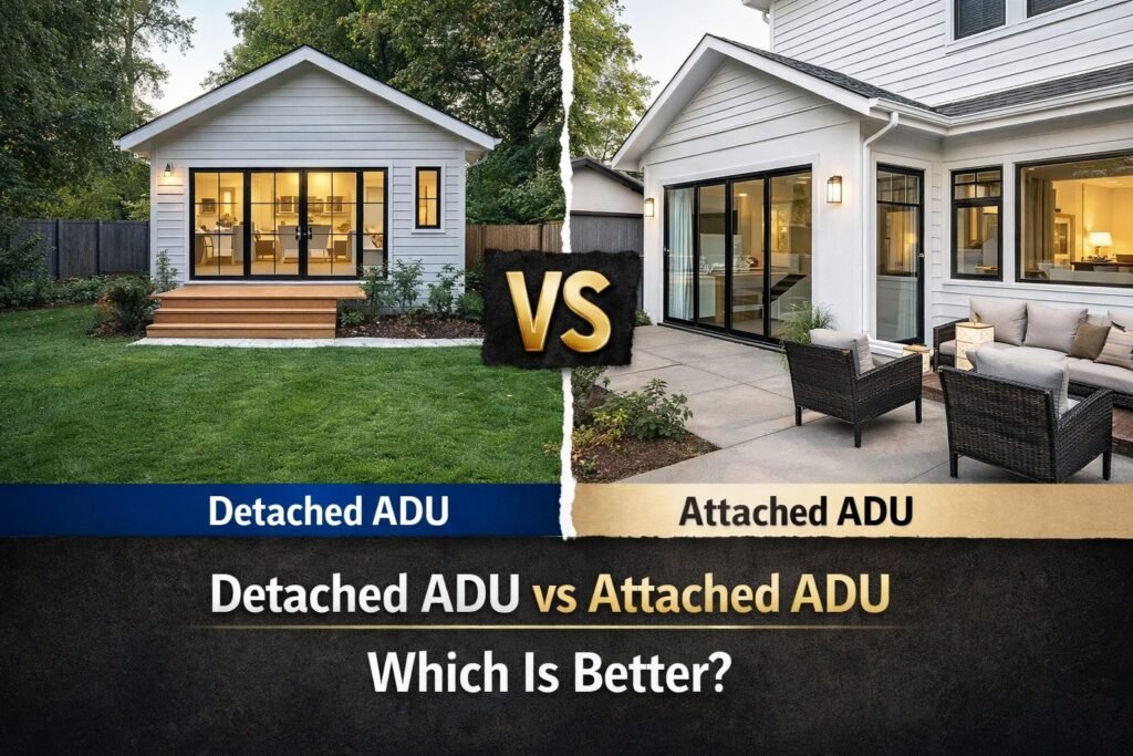 Detached ADU vs Attached ADU